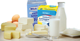 diverse Milchprodukte